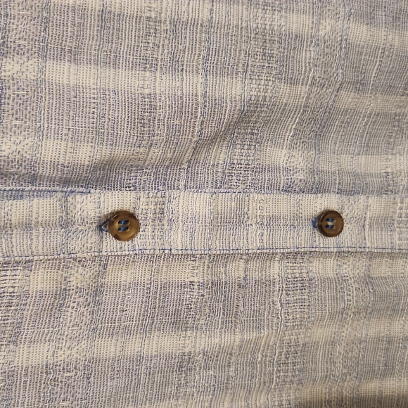 FREE PEOPLE Button Down Collar Balloon Sleeve Blouse sz M - Picture 5 of 9